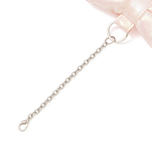 バッグチャームエコバッグ リボン ライトピンク