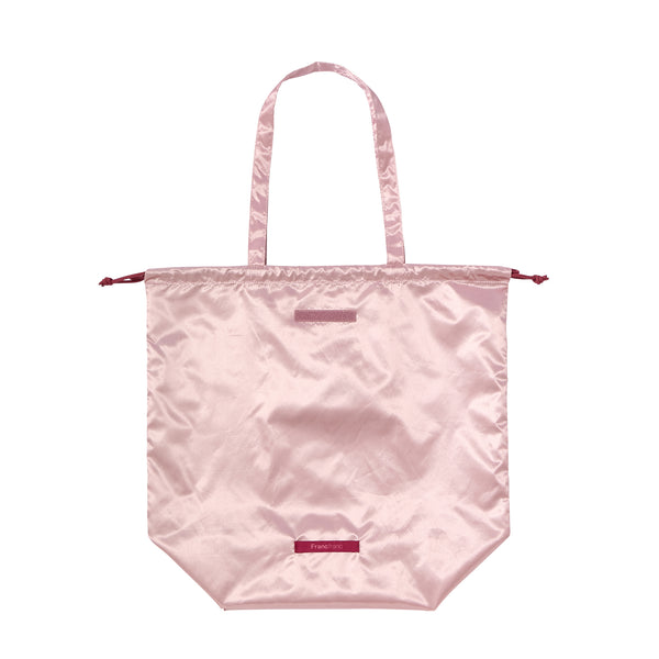 撥水サテン レインカバーエコバッグ ピンク