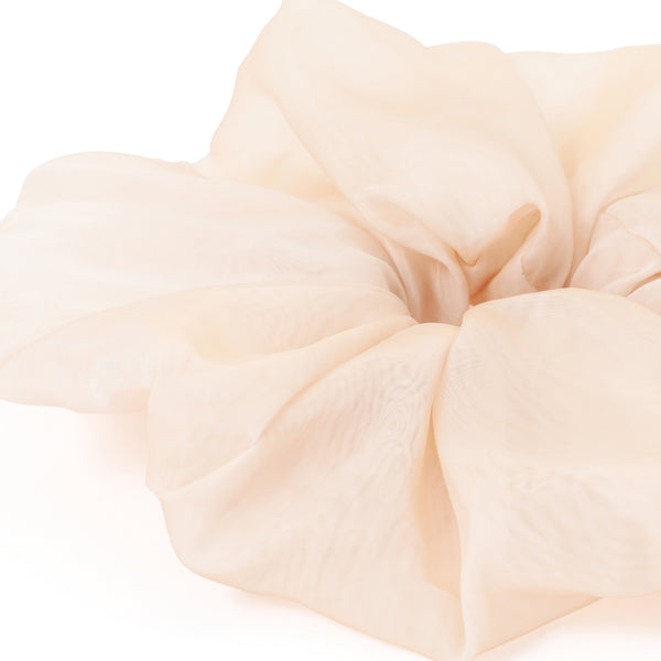 オーガンジー ビッグシュシュ アイボリー