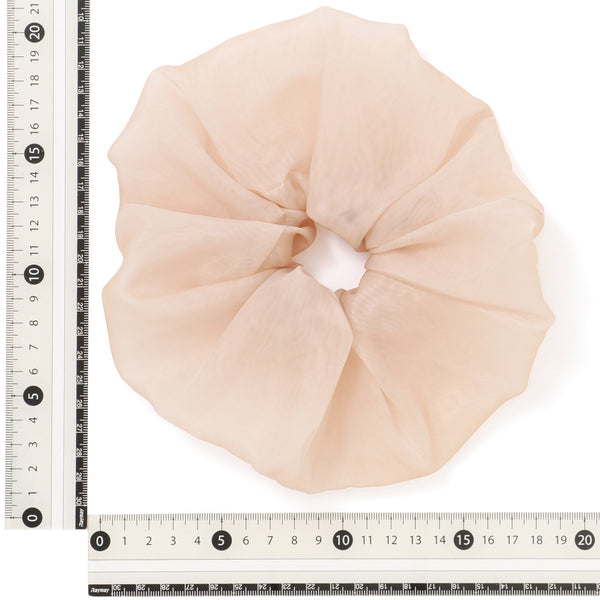 オーガンジー ビッグシュシュ アイボリー