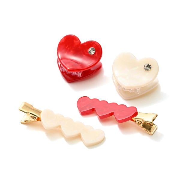 ハート 前髪&ミニヘアクリップセット | Francfranc（フランフラン