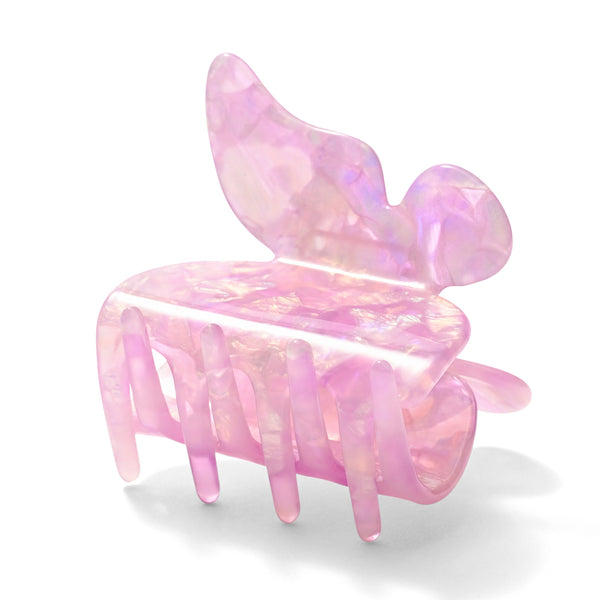 バタフライ ヘアクリップ パープル