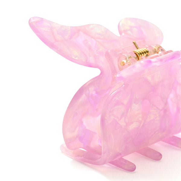 バタフライ ヘアクリップ パープル