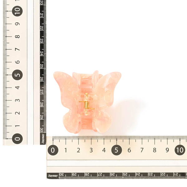 バタフライ ヘアクリップ オレンジ