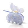 バタフライ ヘアクリップ ライトブルー
