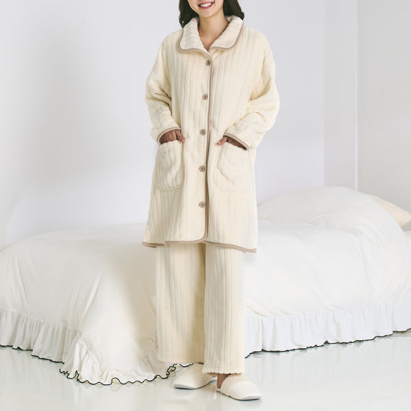 ウォームフリース ルームウェア アイボリー