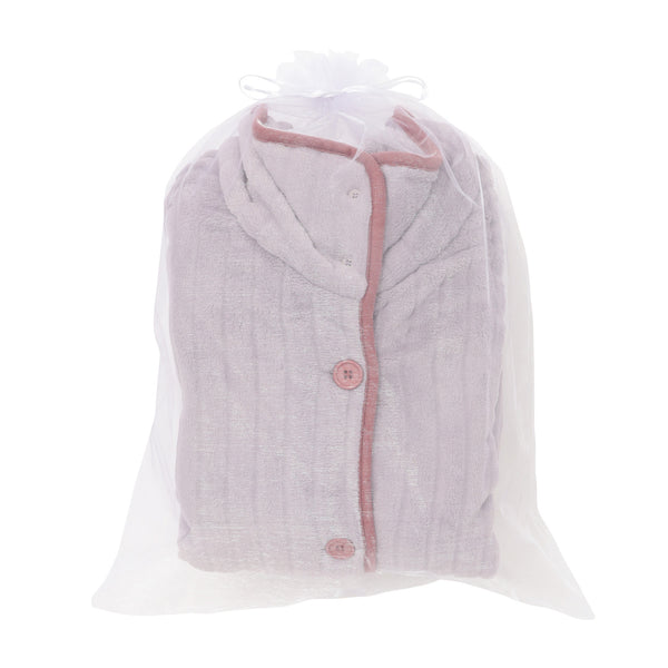 ウォームフリース ルームウェア ライトパープル