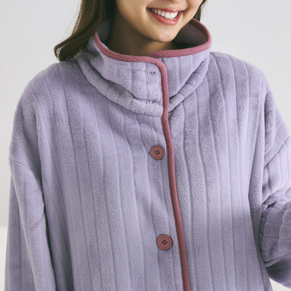 ウォームフリース ルームウェア ライトパープル