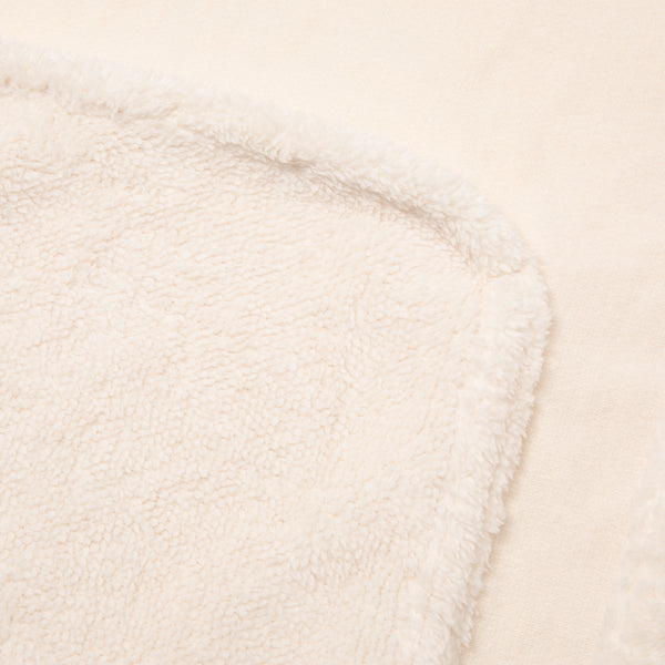 リバーシブルウォームフリース 4WAYポンチョ S アイボリー