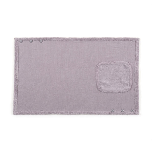 リバーシブルウォームフリース 4WAYポンチョ S グレー