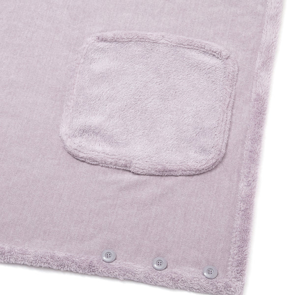 リバーシブルウォームフリース 4WAYポンチョ S グレー