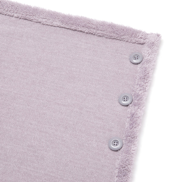 リバーシブルウォームフリース 4WAYポンチョ S グレー