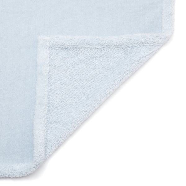 リバーシブルウォームフリース 4WAYポンチョ S ライトブルー