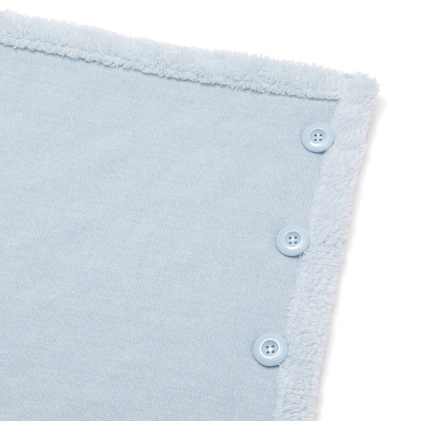 リバーシブルウォームフリース 4WAYポンチョ S ライトブルー