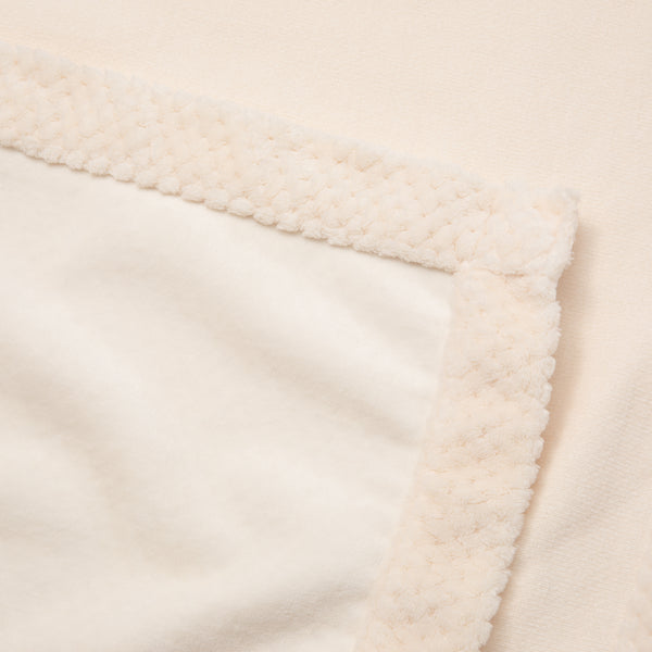 リバーシブルウォームフリース 4WAYポンチョ L アイボリー