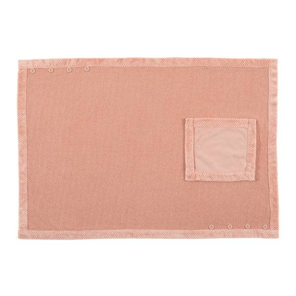 リバーシブルウォームフリース 4WAYポンチョ L ピンク