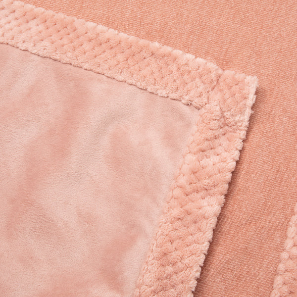 リバーシブルウォームフリース 4WAYポンチョ L ピンク