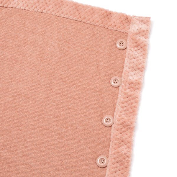 リバーシブルウォームフリース 4WAYポンチョ L ピンク