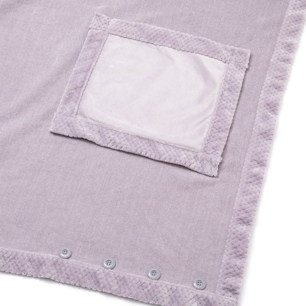 リバーシブルウォームフリース 4WAYポンチョ L グレー