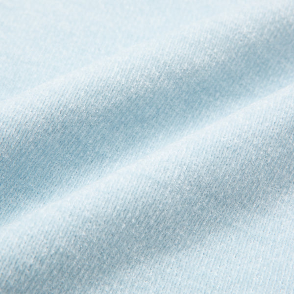 リバーシブルウォームフリース 4WAYポンチョ L ライトブルー