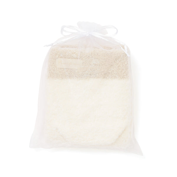 もちもちニット ルームソックス アイボリー