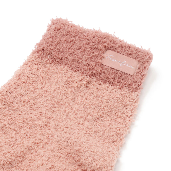 もちもちニット ルームソックス ピンク