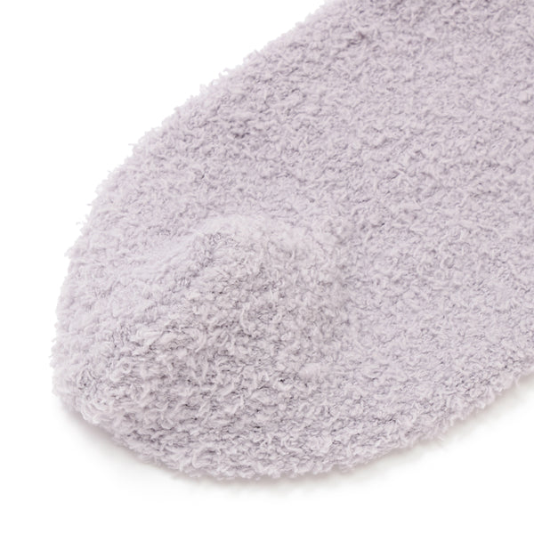 もちもちニット ルームソックス グレー