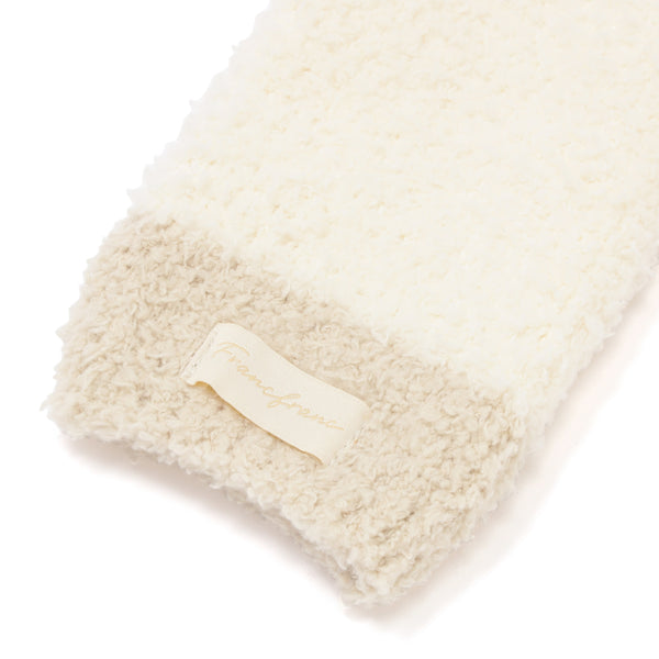 もちもちニット ハンドウォーマー アイボリー