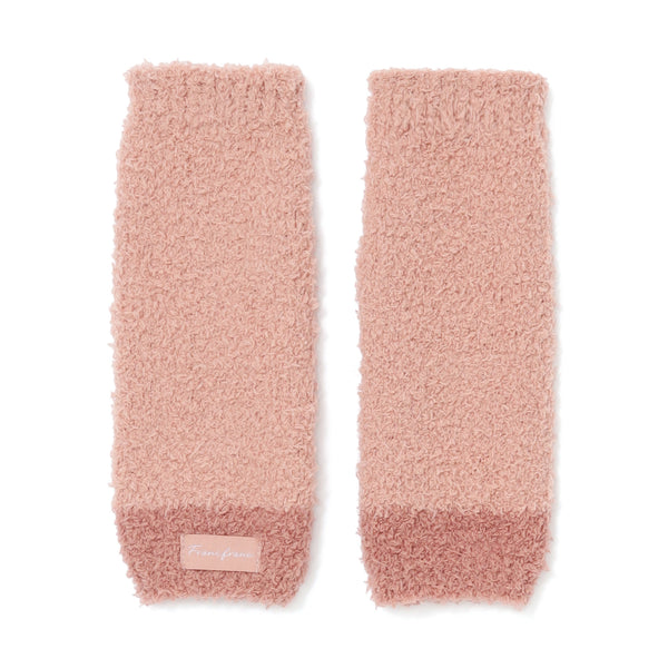 もちもちニット ハンドウォーマー ピンク