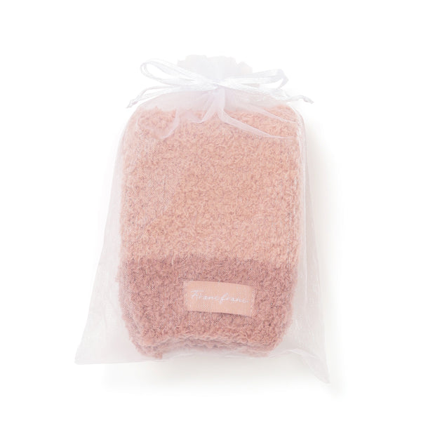 もちもちニット ハンドウォーマー ピンク