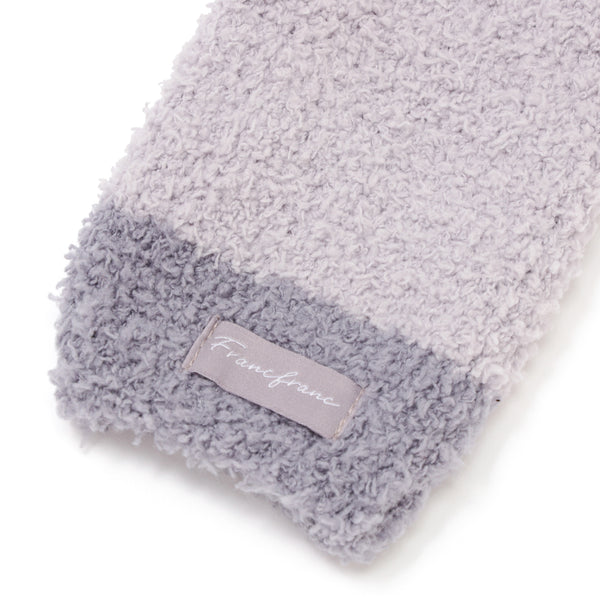 もちもちニット ハンドウォーマー グレー