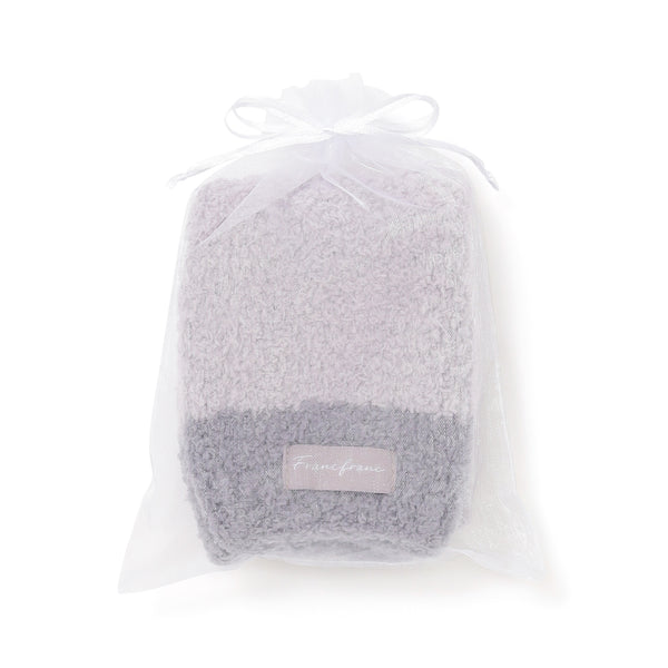 もちもちニット ハンドウォーマー グレー