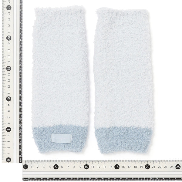 もちもちニット ハンドウォーマー ライトブルー