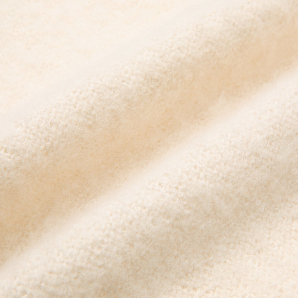 モヘアライク マフラー アイボリー