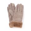 スエードグローブ ベージュ