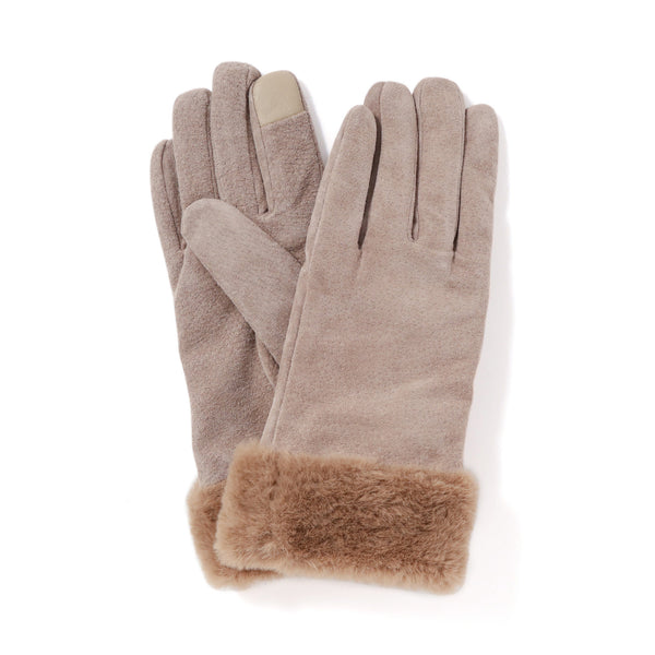 スエードグローブ ベージュ