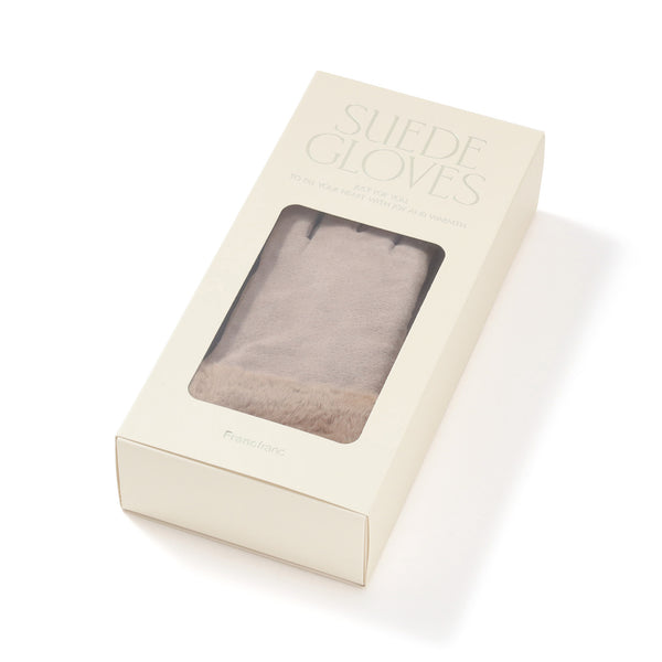 スエードグローブ ベージュ