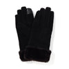 スエードグローブ ブラック