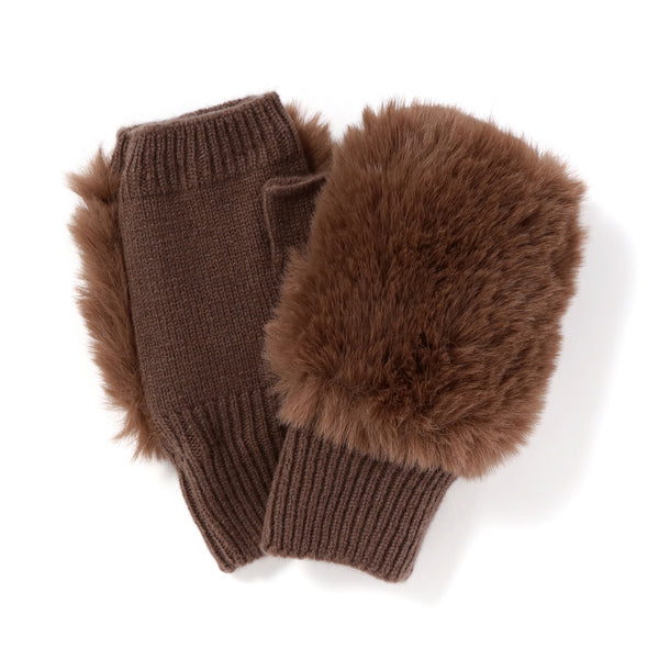 フィンガーレスグローブ ブラウン