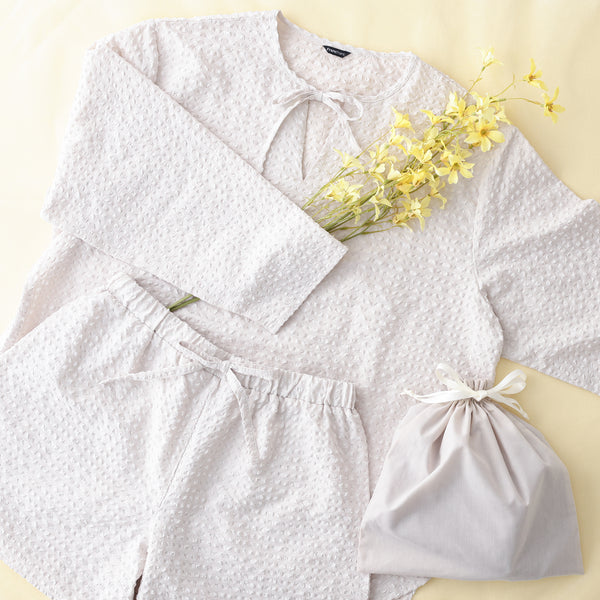 トラベル コンパクトパジャマ アイボリー