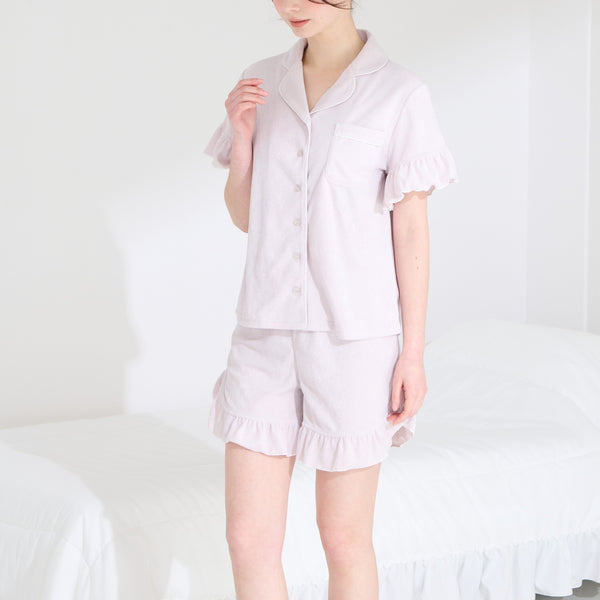 キシリトール加工 パイルパジャマ ラベンダー