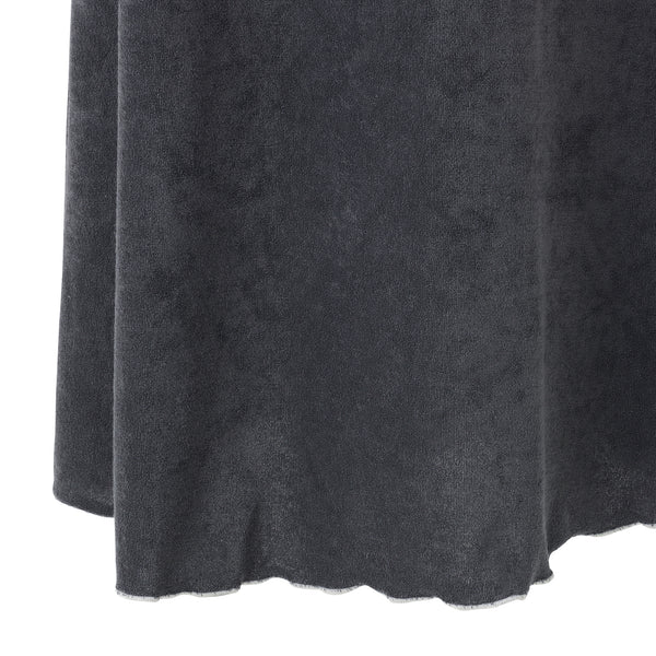 キシリトール加工 パイルワンピース ダークグレー