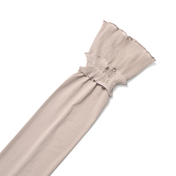 ポーチ付き プリーツカフス UVアームカバー ベージュ