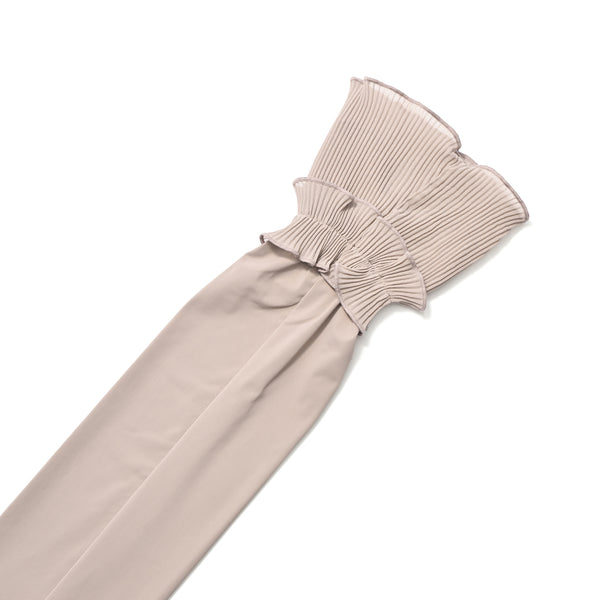 ポーチ付き プリーツカフス UVアームカバー ベージュ