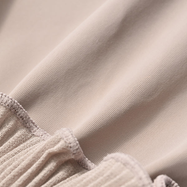 ポーチ付き プリーツカフス UVアームカバー ベージュ