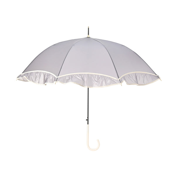 シアーフリルアンブレラ 長傘 61cm グレー