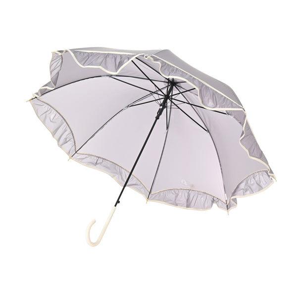 シアーフリルアンブレラ 長傘 61cm グレー