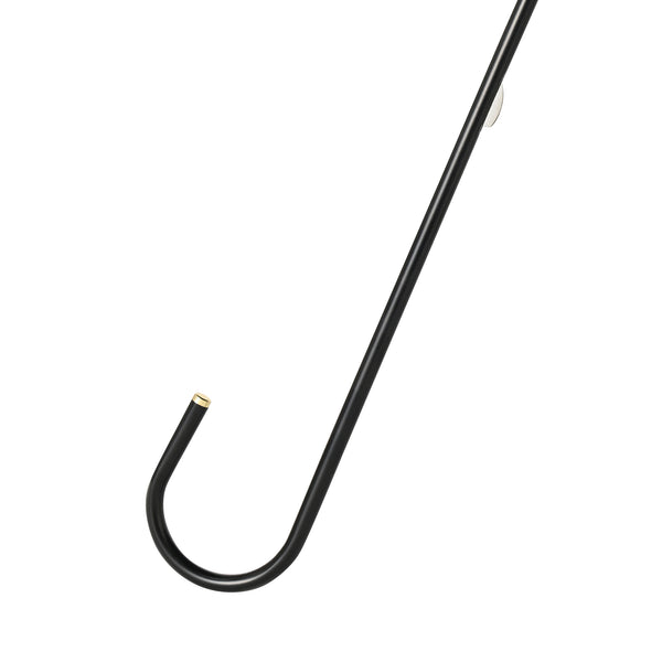 遮光クラシックフリル 長傘 50cm グレー（晴雨兼用）