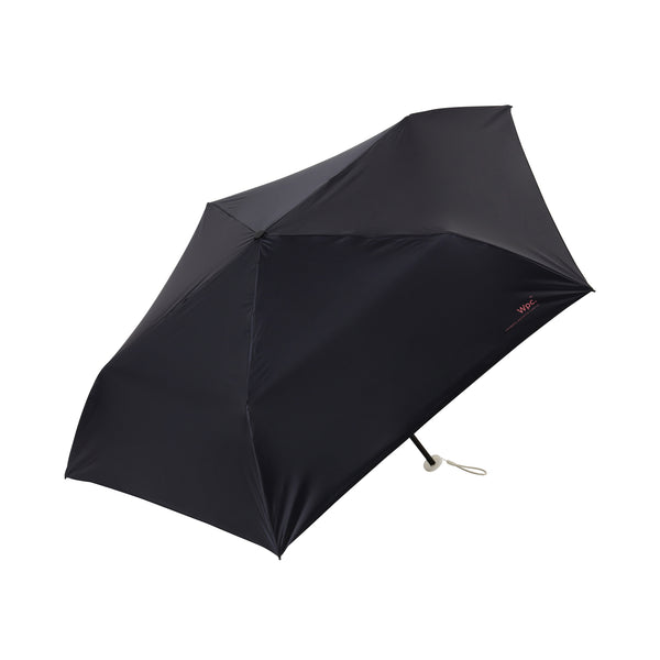 遮光軽量ソリッド 折りたたみ傘 50cm ブラック（晴雨兼用