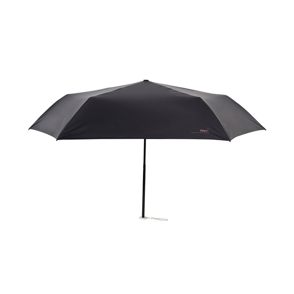 遮光軽量ソリッド 折りたたみ傘 50cm ブラック（晴雨兼用
